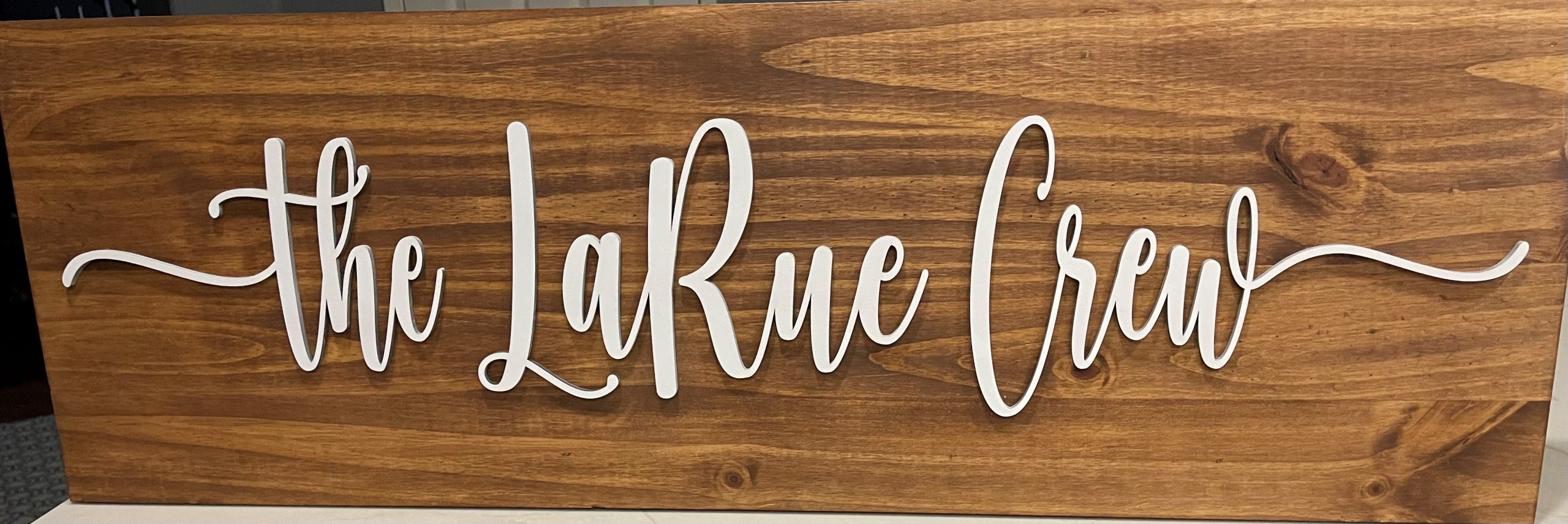 Last Name Signs $45